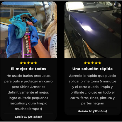 ProtectSpray™ - Spray Premium Cerámico CERA RESTAURADORA DE PINTURA, BRILLO Y DISMIUYE RASGUÑOS