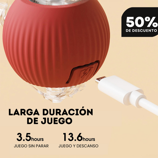 🚀 La Pelota que Persigue a Tu Mascota – ¡Activa su Instinto Natural de Juego!
