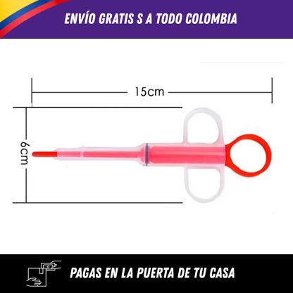 JERINGA DOSIFICADORA PARA MASCOTAS + COLLAR ANTI PULGAS GRATIS  ✨