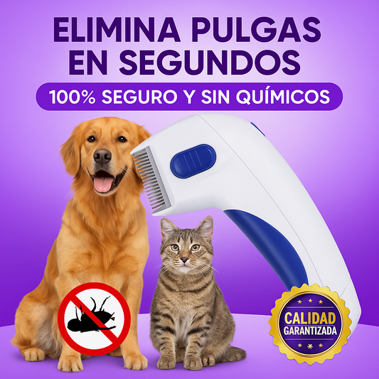 Cepillo Eléctrico 100% Seguro para Mascotas