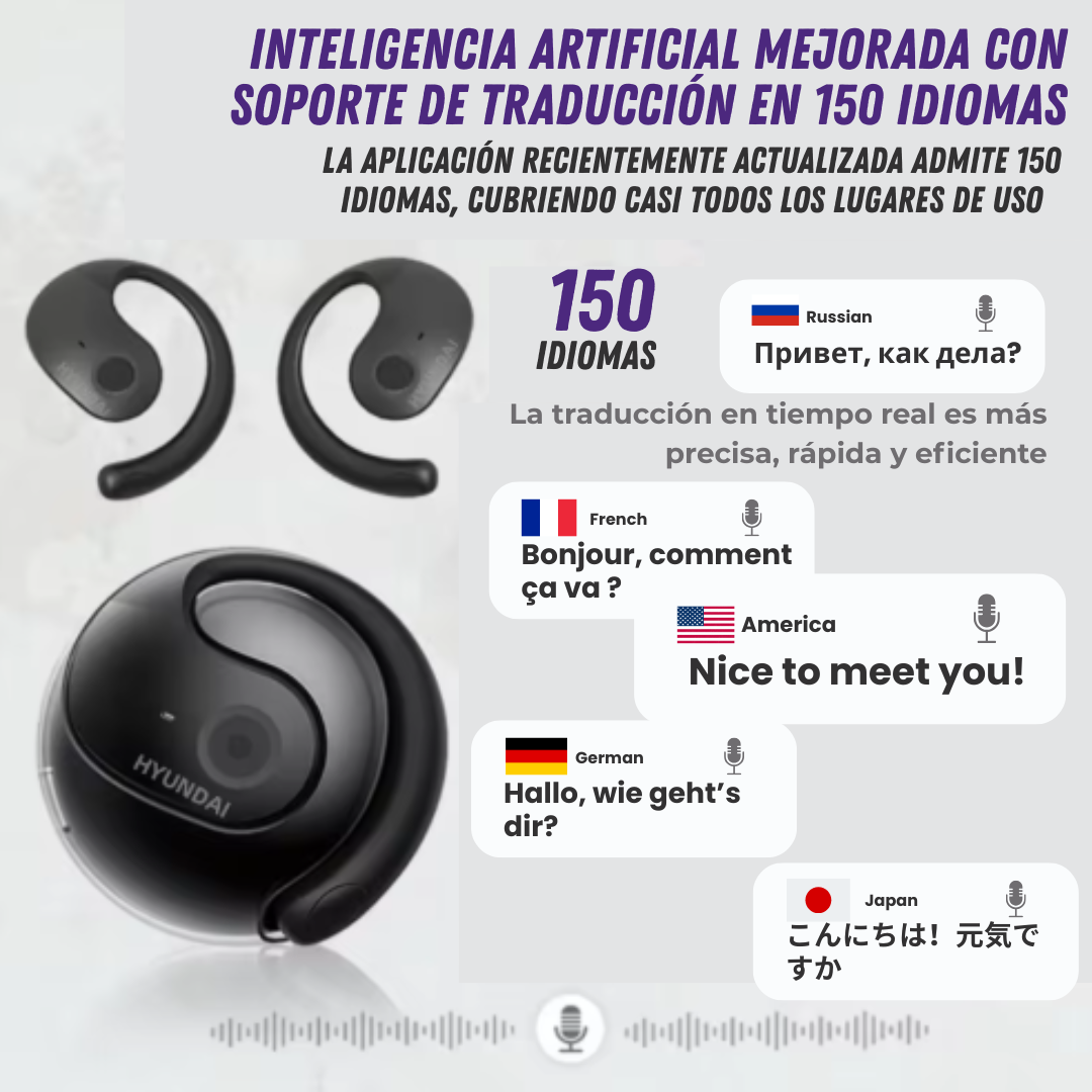VOZE IA | Audífonos con traducción instantánea en tiempo real