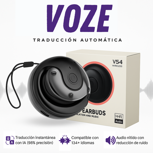 VOZE IA | Audífonos con traducción instantánea en tiempo real